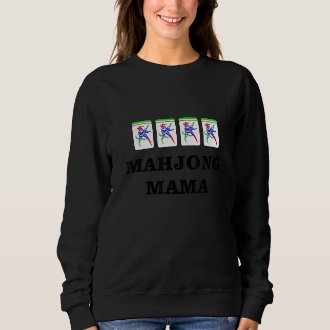 Camiseta Funny Mahjong Mama 1 (Frente)
