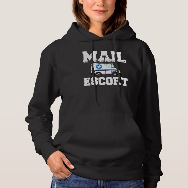 Camiseta Funny Mail Escort Postman Postal Service Mailman (Frente)