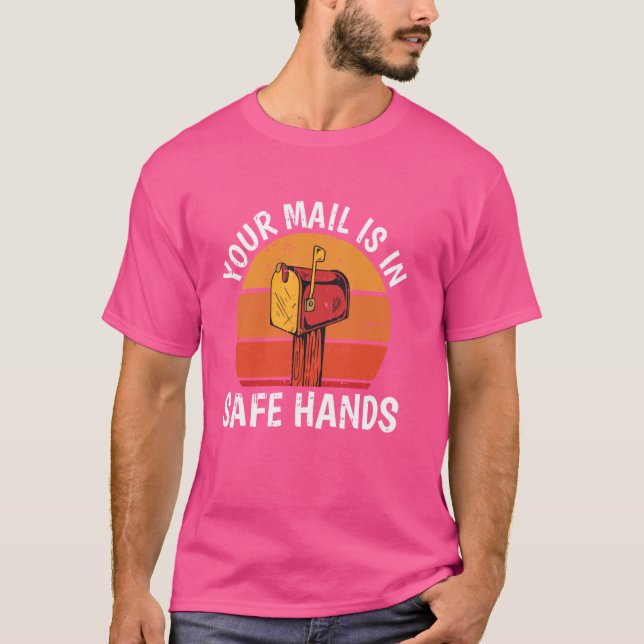 Camiseta Funny Mail Postal Worker Posto Office Humor Mailma (Frente)