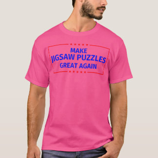 Camiseta Funny Make Jigsaw Puzzles Great Again Parody Gifts