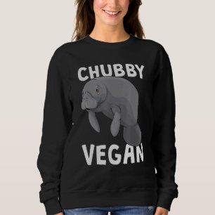Camiseta Funny Manatee Dugong Chubby Vegan Sea Cow Veganism