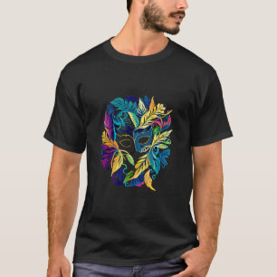 Camiseta Funny Mardi Gras Carnival parade with beads party 