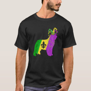 Camiseta Funny Mardi Gras Newfound Cachorro Mardi Gras Hb