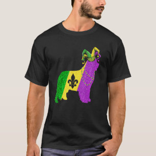 Camiseta Funny Mardi Gras Newfound Cachorro Mardi Gras Hb