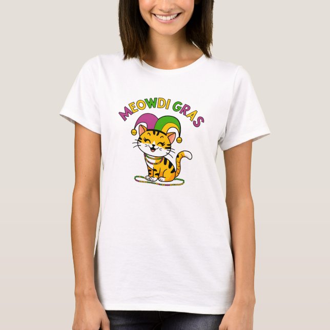 Camiseta Funny Mardi Gras Party Vibes (Frente)