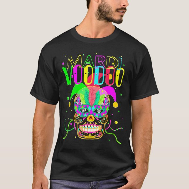 Camiseta Funny Mardi Gras Shirt New Orleans Shirts Mardi Gr (Frente)