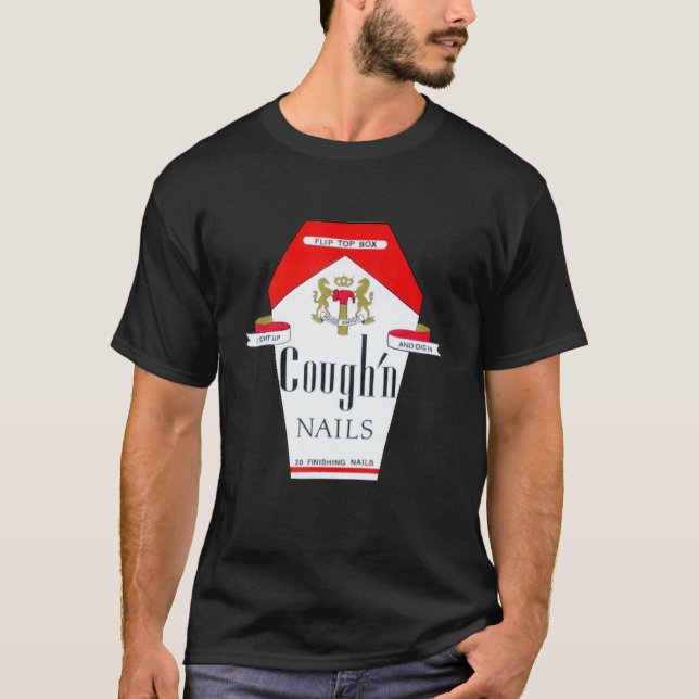Camiseta Funny Marlbro Cigarette Quit Smoking (Frente)