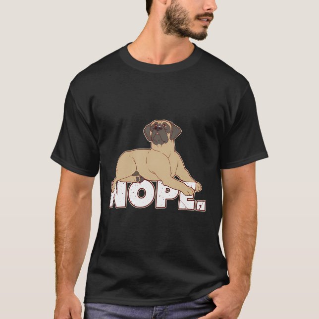 Camiseta Funny Mastiff Gift Mastiff Inglês (Frente)