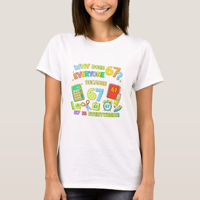 Camiseta Funny Maths Numbers Joke T Shirt for Kids (Frente)