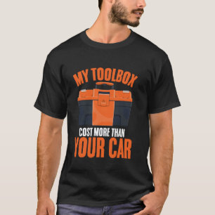 Camiseta Funny Mecânico Piada Sarcástica Carro Mecânico Die