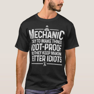 Camiseta Funny Mechanic Design For Men Dad Car Garage Auto