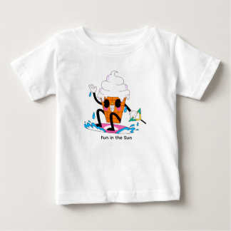 Camiseta Funny Melting Ice Cream Surfing – Cute Summer Cart