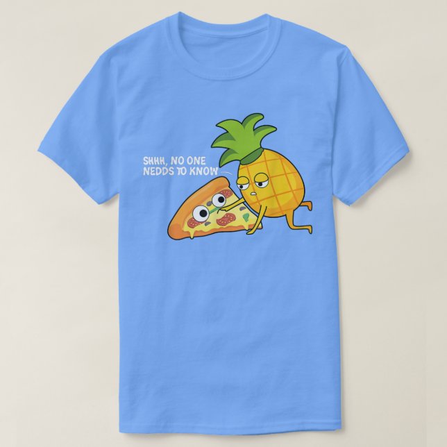 Camiseta Funny meme statement gift Designs hawaii pizza T-S (Frente do Design)