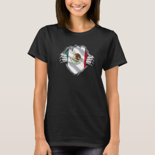Camiseta Funny Mexico Flag Country América do Norte