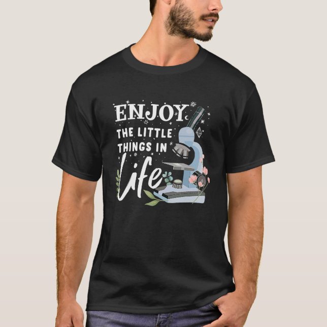 Camiseta funny microscope microbiologists biology nerd scie (Frente)