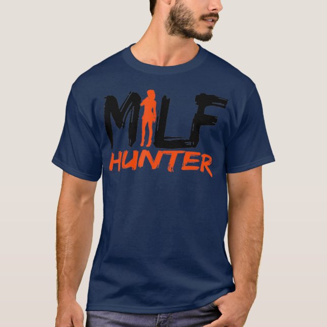 Camiseta Funny Milf Hunter (Frente)