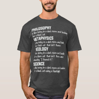 Camiseta Funny Mix Science Philosophy Metaphysics Theology