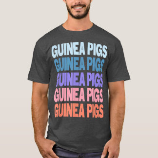 Camiseta Funny Modern Repetida Ventilador de Porcos da Guin