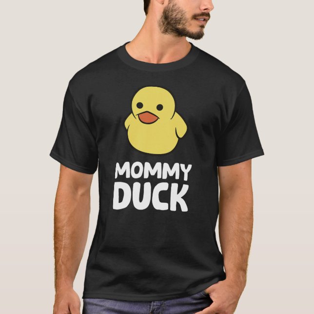 Camiseta Funny Mommy Duck Rubber Duck (Frente)