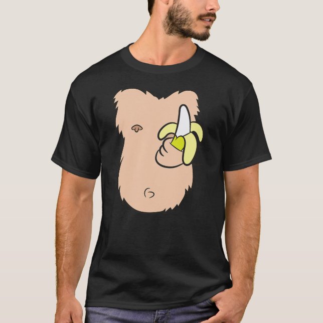 Camiseta Funny Monkey Costume Gorilla Costume Monkey (Frente)