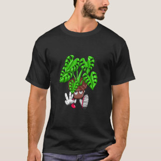 Camiseta Funny Monstera Plant Cartoon