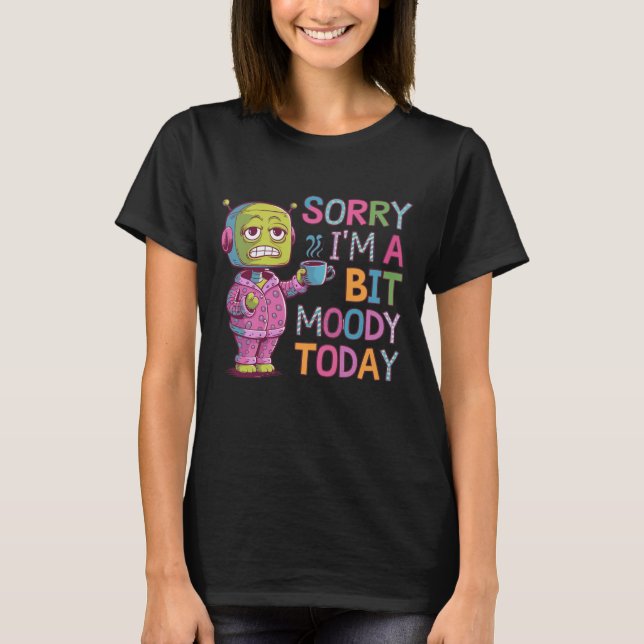 Camiseta 🤖 Funny Moody Chatbot Companion Ai (Frente)