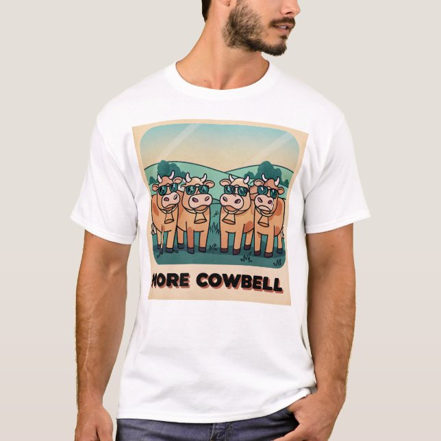 Camiseta Funny more cowbell (Frente)