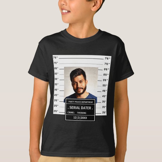 Camiseta Funny Mugshot Ster  (Frente)