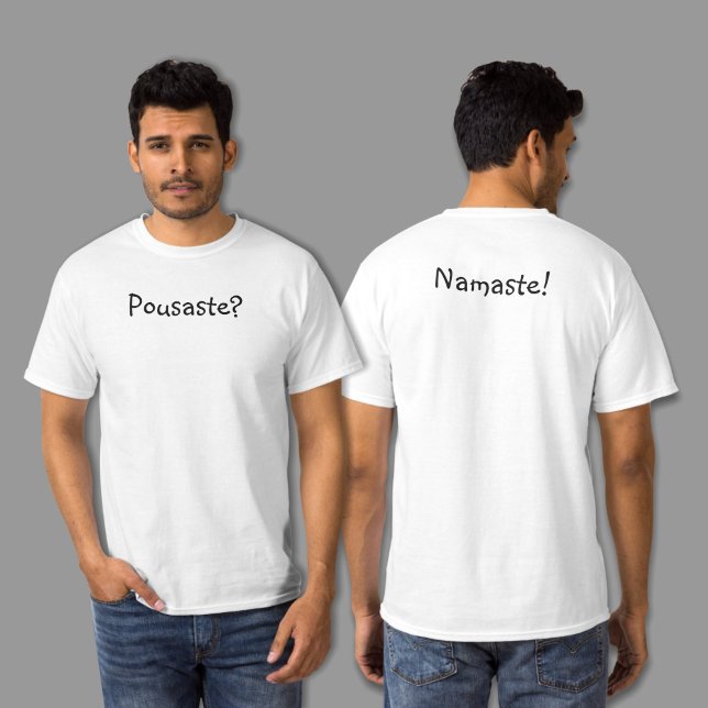 Camiseta Funny Namaste (Criador carregado)