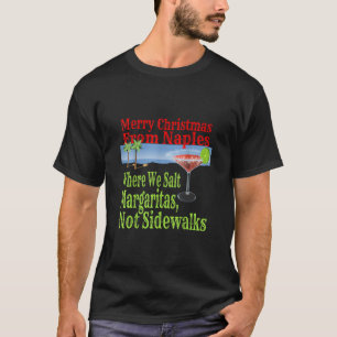 Camiseta Funny Nápoles Flórida Férias de Natal Beach Gif