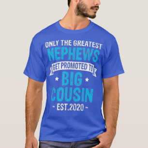 Camiseta Funny New Nephews Get Promoted to Big Cousin Est