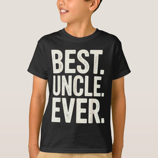 Camiseta Funny New Uncle Art For Uncle Men From Nephew Niec (Frente)
