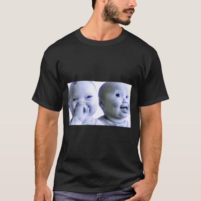 Camiseta Funny Niche Baby Gen Z Meme Ai Viral Giggling Ai L (Frente)