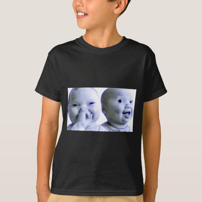 Camiseta Funny Niche Baby Gen Z Meme Ai Viral Giggling Ai L (Frente)