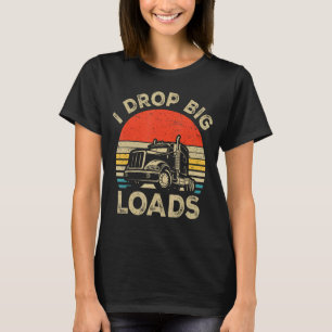 Camiseta Funny Novelty Semi Trailer Dricker M