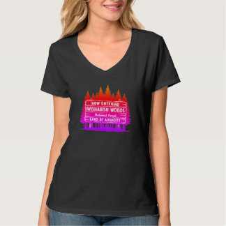 Camiseta Funny Now Entering I Wishabish Woods Forest Audaci
