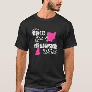 Camiseta Funny Ohio É Uma Garota De Ohio Em New Hampshire