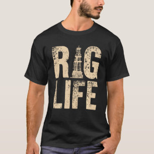 Camiseta Funny Oil Rig For Oil Field Men Oilfield Worker