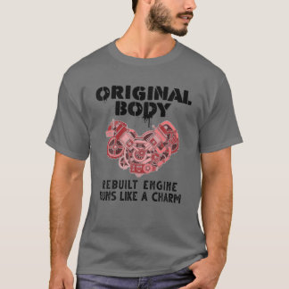 Camiseta Funny Open Heart Surgery Art Men Mulheres Transpla