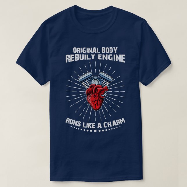 Camiseta Funny Open Heart Surgery Original Body (Frente do Design)