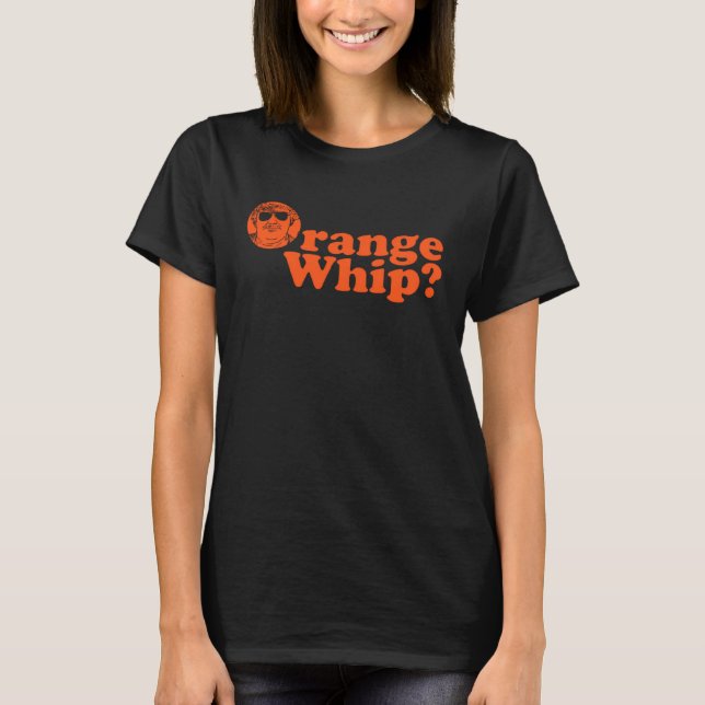 Camiseta Funny Orange Whip Blues Nerd Geek Graphic (Frente)