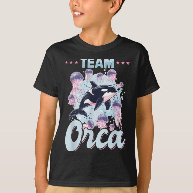 Camiseta Funny Orca Animal Team Orca (Frente)