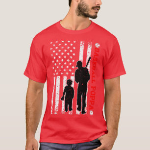 Camiseta Funny Orud Baseball Poppa American Flag Pais D