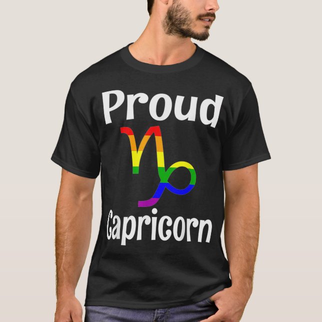 Camiseta Funny Orud Capricórnio Gay Zodiac Sinal Astrologia (Frente)