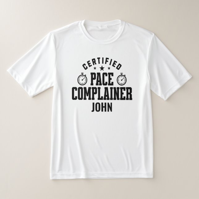 Camiseta Funny Pace Complainer Matching Couple Personalized (Postura )