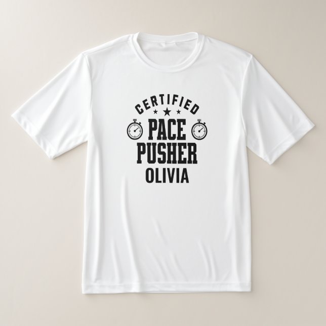 Camiseta Funny Pace Pusher Matching Couple Personalized (Postura )