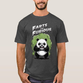 Camiseta Funny Panda having hard time to Fart on a