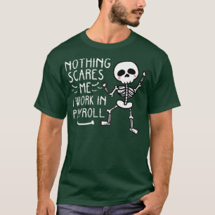 Camiseta Funny Payroll Halloween Recursos Humanos Dança