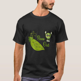 Camiseta Funny Pea Shirt – Cute Veggie Graphic Tee