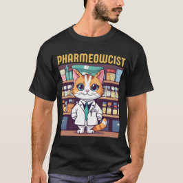 Camiseta Funny Pharmacy Cat